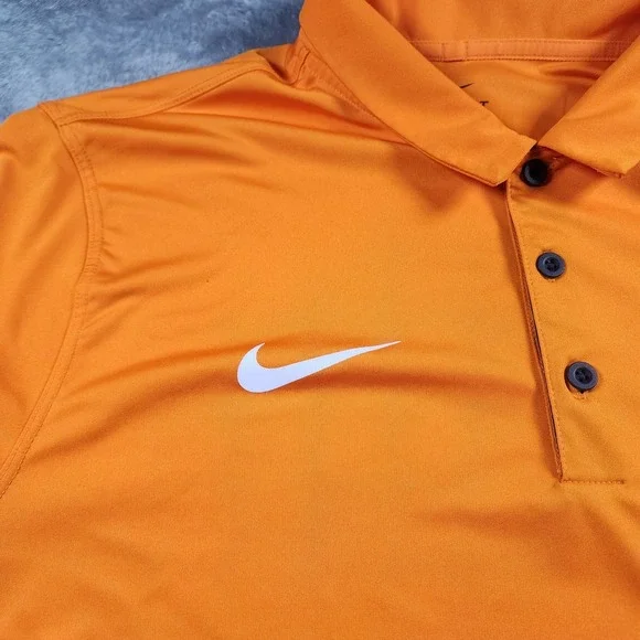 Tennessee Volunteers Shirt Mens XL Orange NCAA Football Nike Dri Fit Polo Golf - Picture 5 of 12